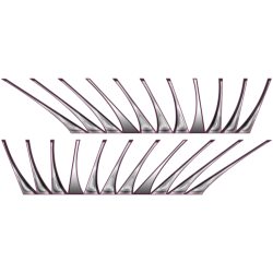 Autocollant Cils Gris