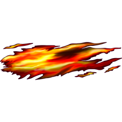 Autocollant Flamme