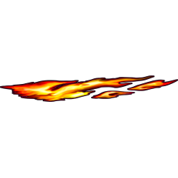 Autocollant Flamme