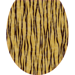 Autocollant WC Peau Tigre