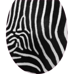 Autocollant WC Peau Zebre