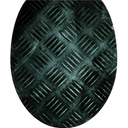 Autocollant WC Metal