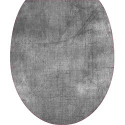 Autocollant WC Metal 1