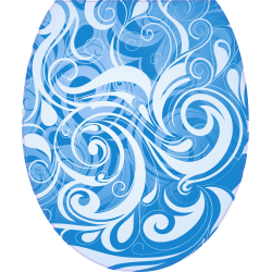 Autocollant WC Abstrait Illustration