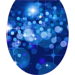 Autocollant WC Abstrait Illustration 6