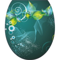 Autocollant WC Abstrait Illustration 9