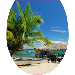 Autocollant WC Plage 1