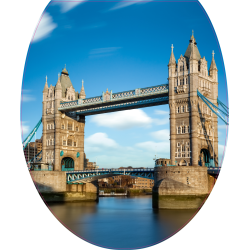 Autocollant WC Londres