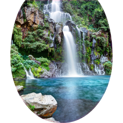 Autocollant WC Cascade