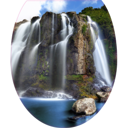 Autocollant WC Cascade 1