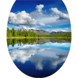 Autocollant WC Paysage 1