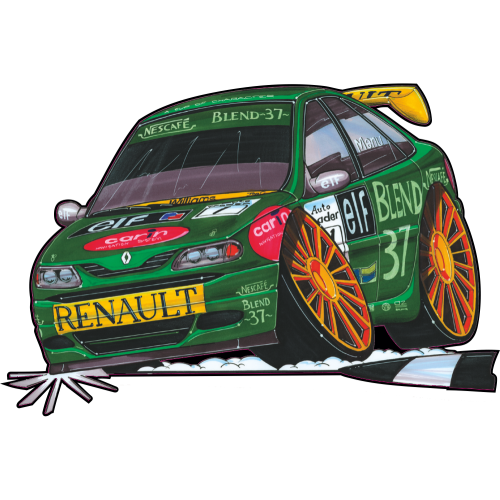 Autocollant 044-Renault Laguna BTCC | Autocollants-Stickers