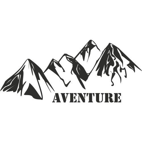 Autocollant Tour Du Mont Blanc - Sticker Vinyle 10 X 10 Cm, Blanc Mat, Imperméable, Pour Voiture, Vélo, Ordinateur