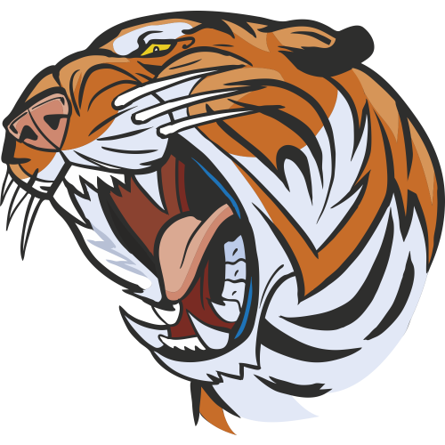 Autocollant Mascotte Tigre ref.d9742 Autocollants Stickers