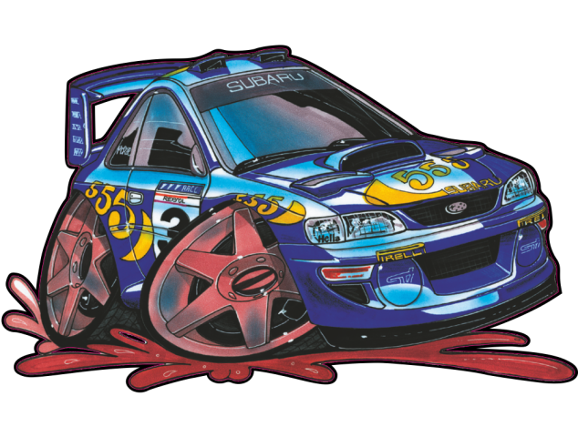 Autocollant 025-WRC - Subaru