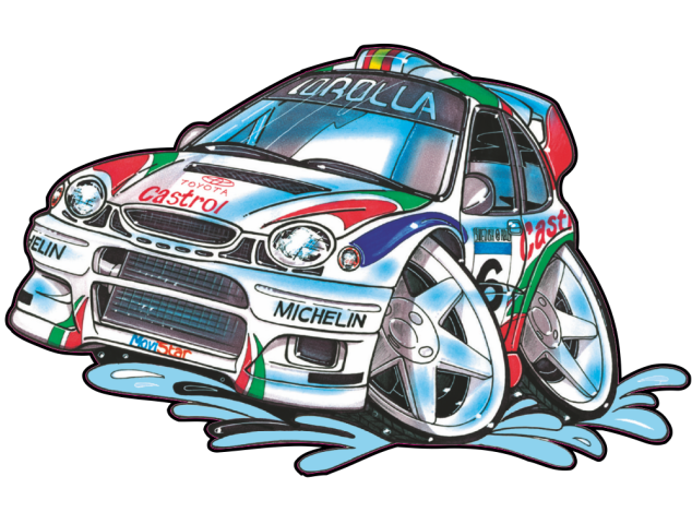Autocollant 026-Toyota-Corolla-WRC - Toyota
