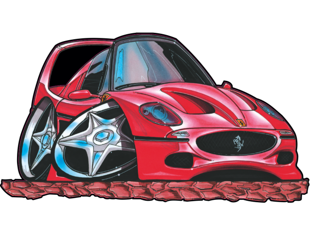 Autocollant 068-Ferrari-F50 - Ferrari