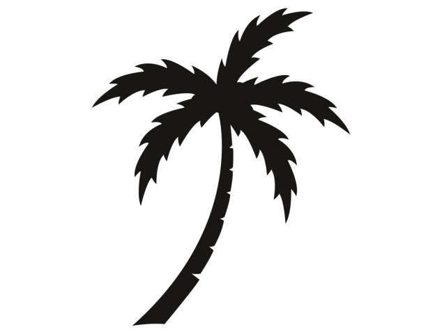 stickers palmier - Vacances