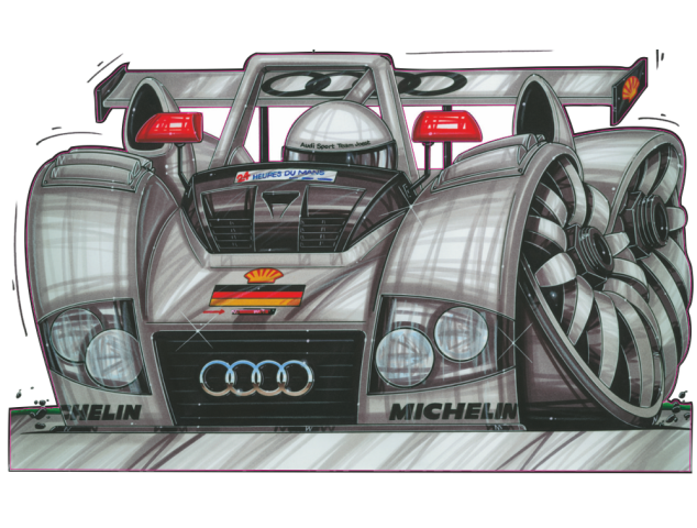 Audi R8R - Caricatures Tuning