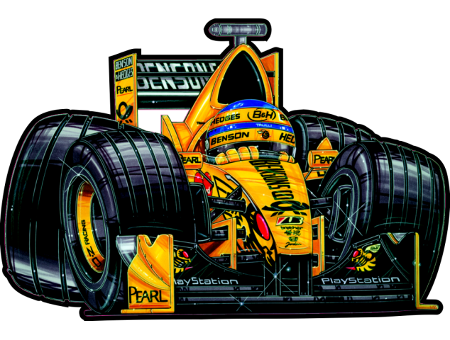 Autocollant F1_Jordan_Trulli - Cars-toons F1