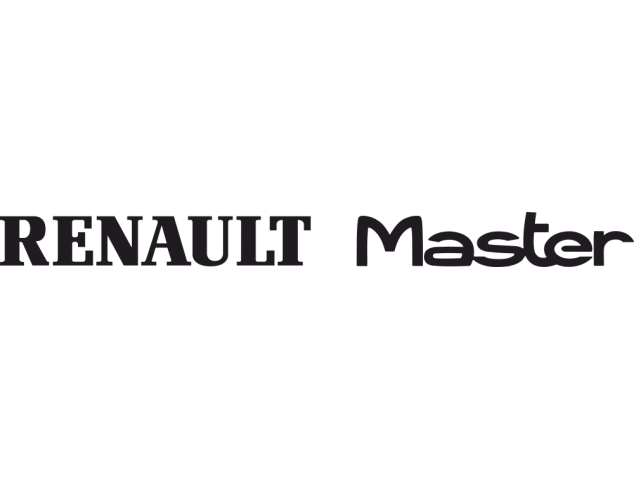 Sticker Renault Master - Auto Renault