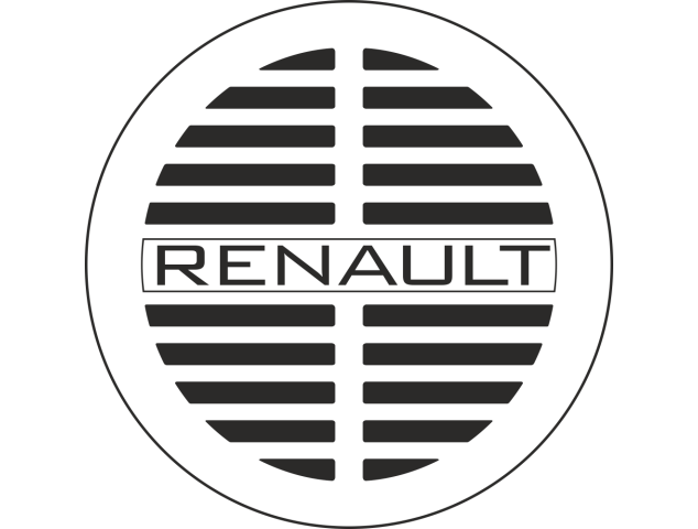 Sticker Renault Ancien Rond - Auto Renault