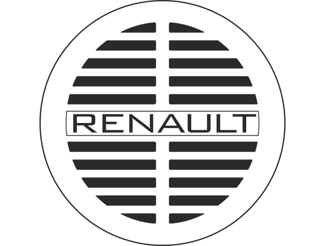 Sticker Renault Ancien Rond - Auto Renault