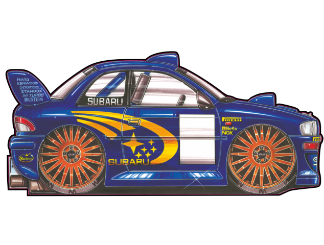 Autocollant 1107-WRC - Subaru