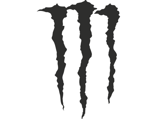 Sticker Monster Energy M - Auto