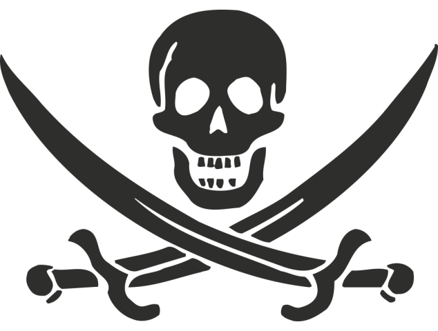 Sticker Skull Pirate - Têtes de Mort