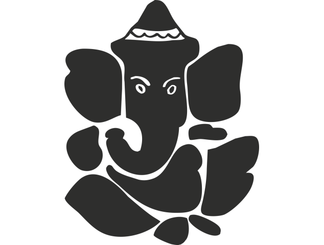 Sticker Symbole Ganesh 2 - Stickers Divers