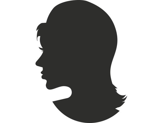 Sticker Femme Visage Silhouette 2 - Sexy et Playboy