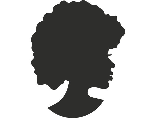 Sticker Femme Visage Silhouette 4 - Sexy et Playboy