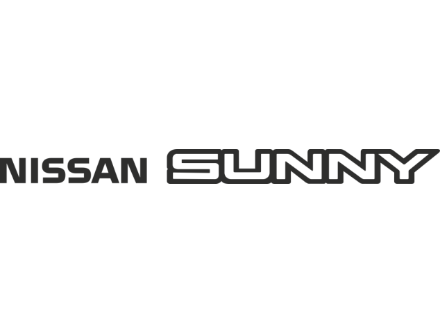 Sticker Nissan Sunny - Auto Nissan