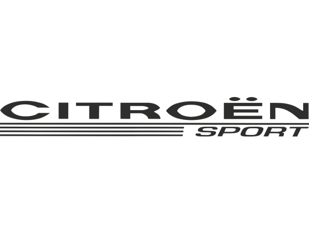 Sticker Citroen Sport - Auto Citroën