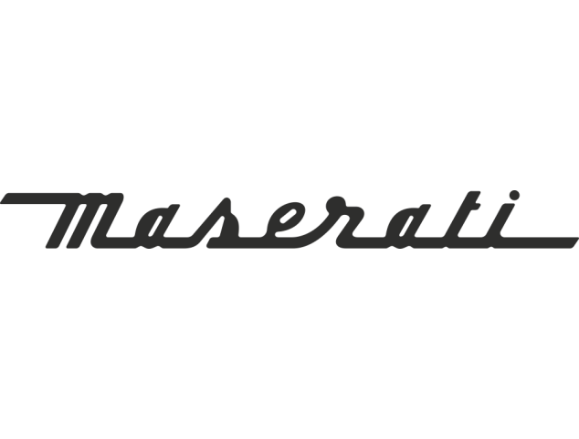 Sticker Maserati Simple - Auto Maserati
