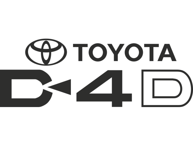 Sticker Toyota D4d - Auto Toyota