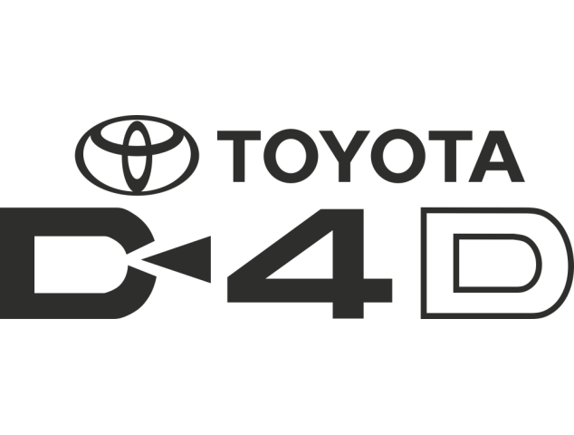 Sticker Toyota D4d - Auto Toyota