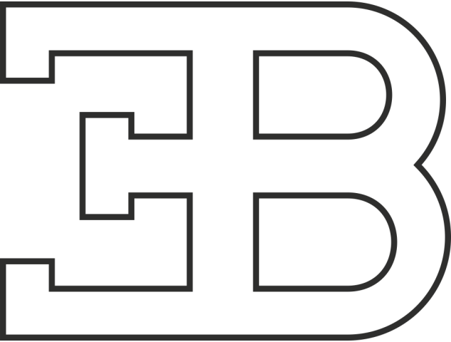 Sticker Bugatti Logo 2 - Auto Bugatti