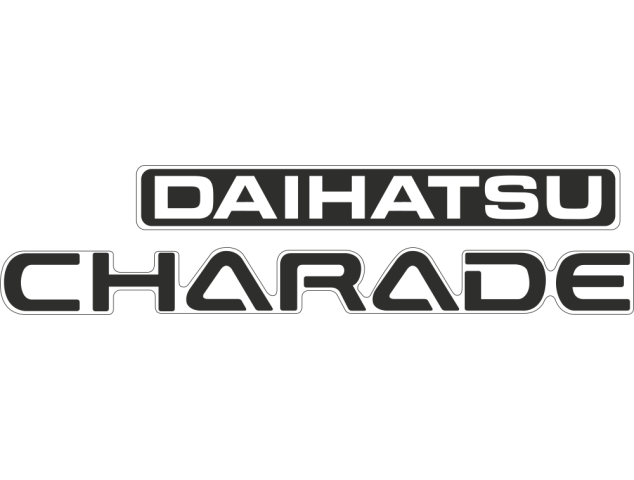 Sticker Daihatsu Charade - Auto Daihatsu