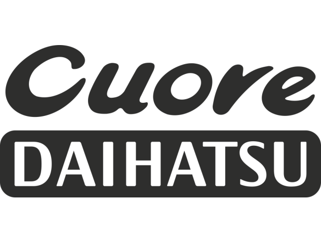 Sticker Daihatsu Cuore - Auto Daihatsu