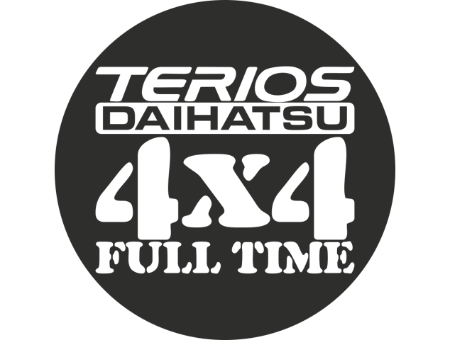 Sticker Daihatsu Terios 4x4 - Auto Daihatsu