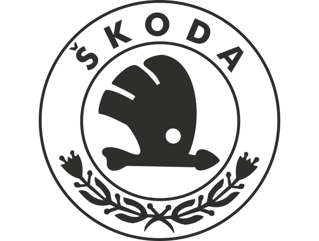 Sticker Skoda Logo - Auto Skoda