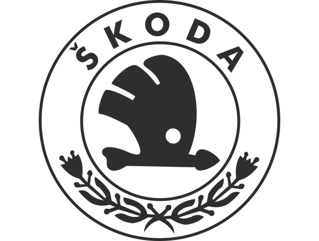 Sticker Skoda Logo - Auto Skoda