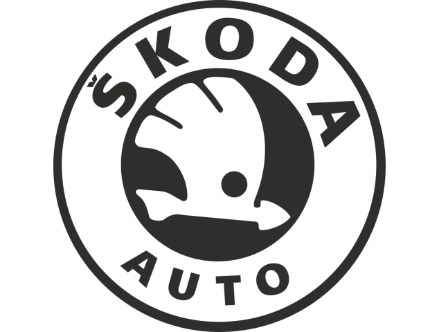 Sticker Skoda Logo 2 - Auto Skoda