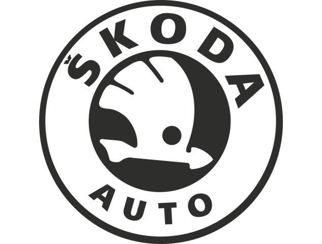 Sticker Skoda Logo 2 - Auto Skoda