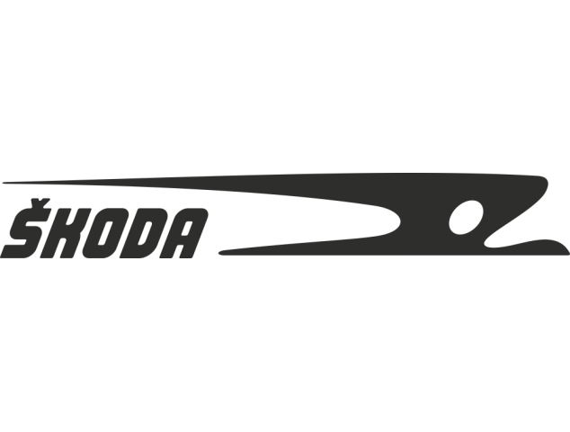 Sticker Skoda Logo 4 - Auto Skoda