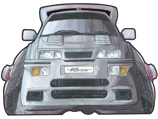 Stickers 1178-Ford-Sierra - Ford