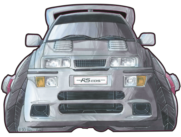 Stickers 1178-Ford-Sierra - Ford