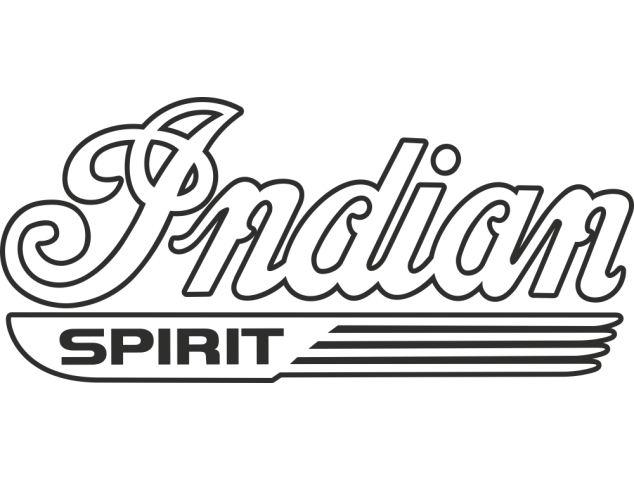 Sticker Indian Spirit - Moto Indian